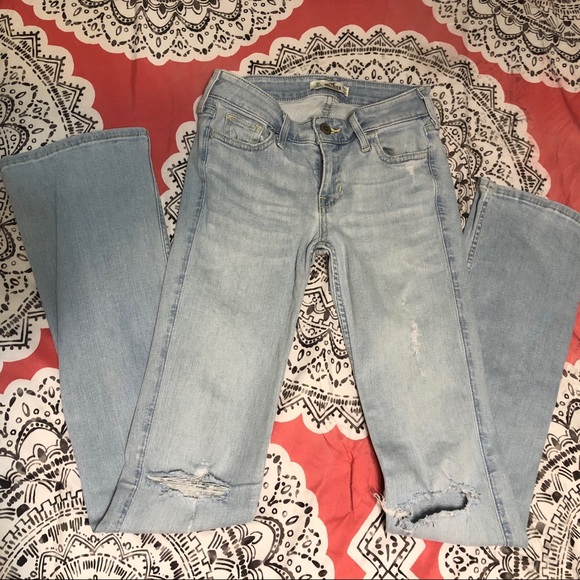 light colored bootcut jeans